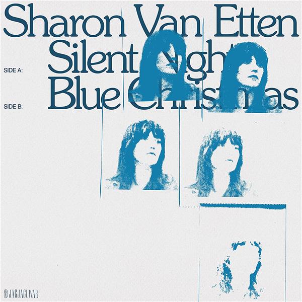 Silent Night / Blue Christmas - Vinyle Bleu Translucide - Front Cover