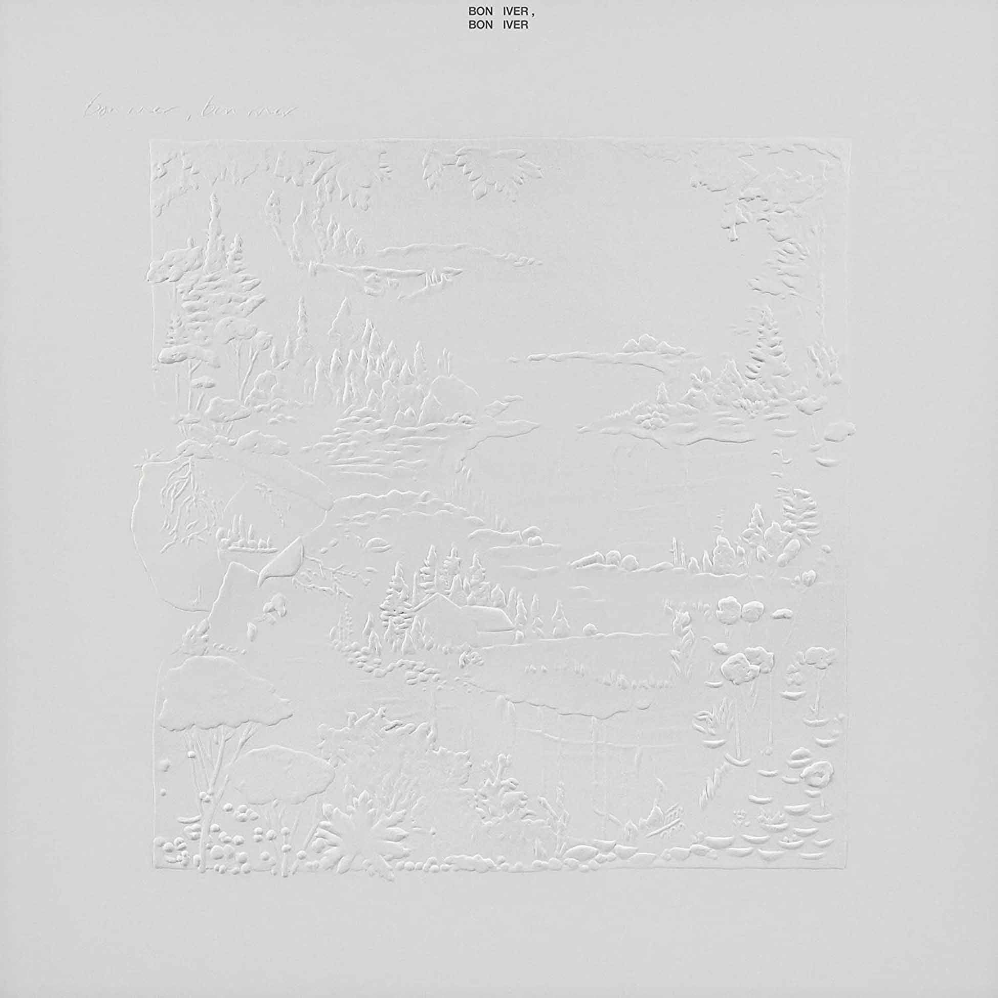 Bon Iver, Bon Iver (10Th Anniversary Edition) - Vinyle Blanc - Front Cover