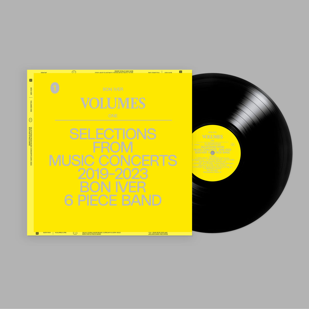 Volumes: One ''Selections From Music Concerts 2019-2023 Bon Iver 6 Piece Band'' - Front Cover