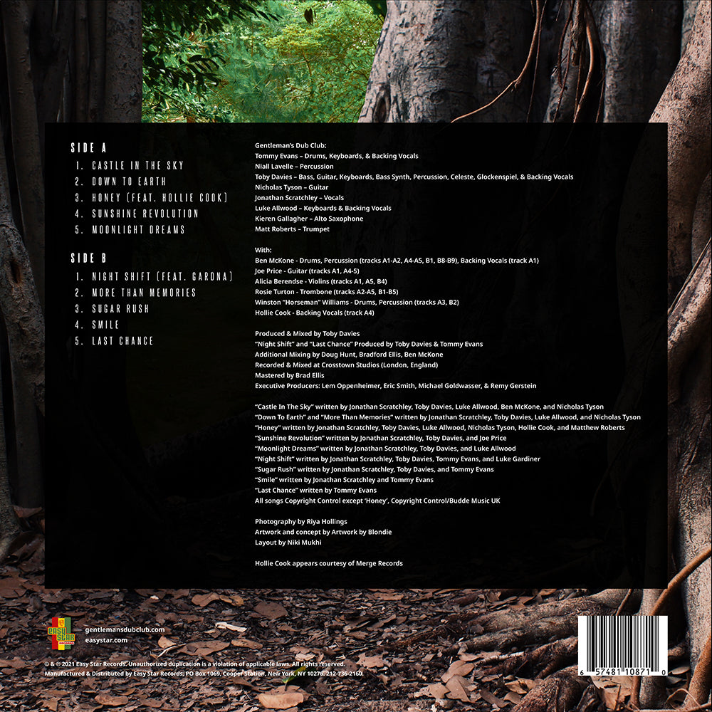 Down to Earth - Back Cover