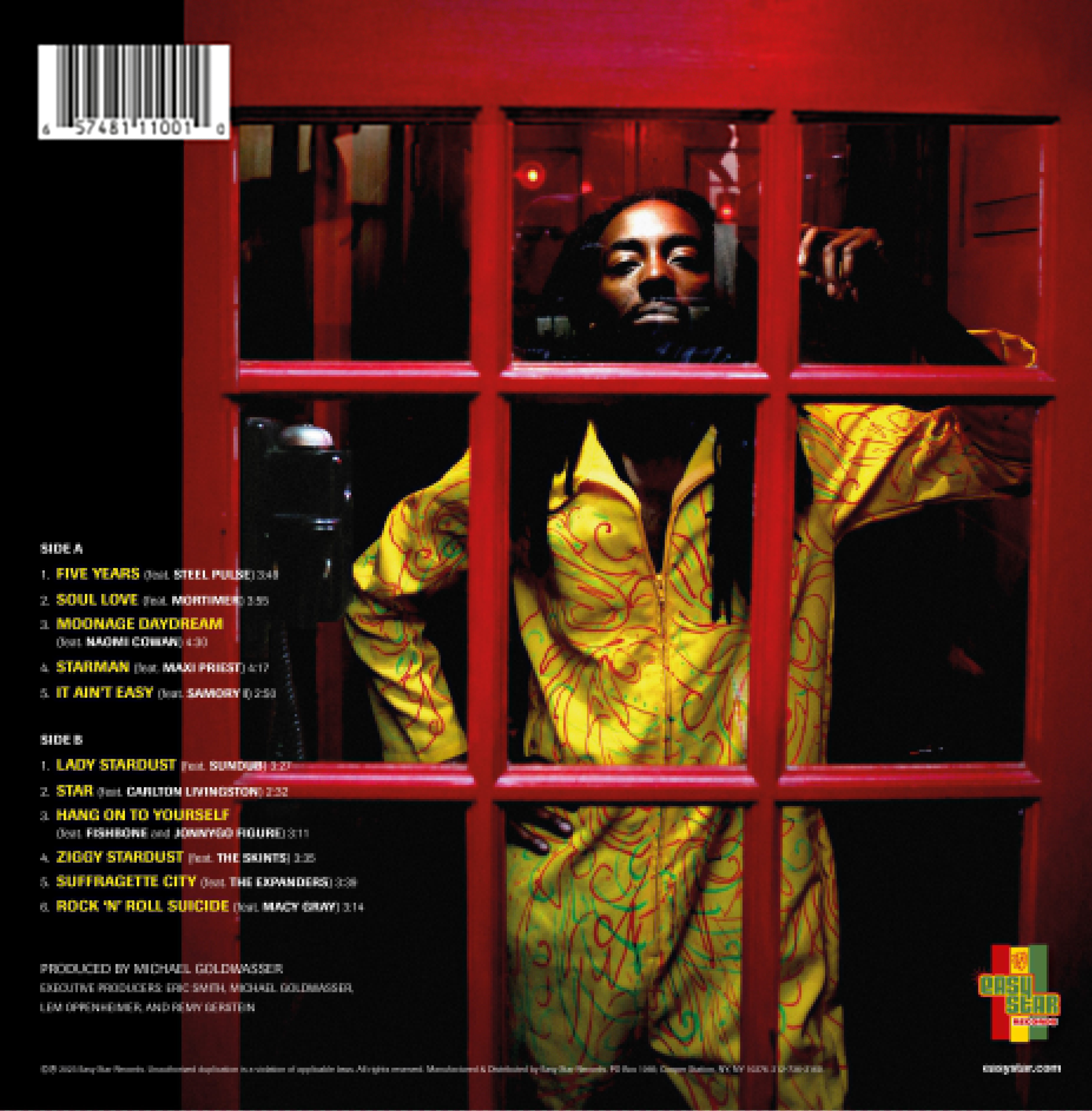 Ziggy Stardub - Back Cover