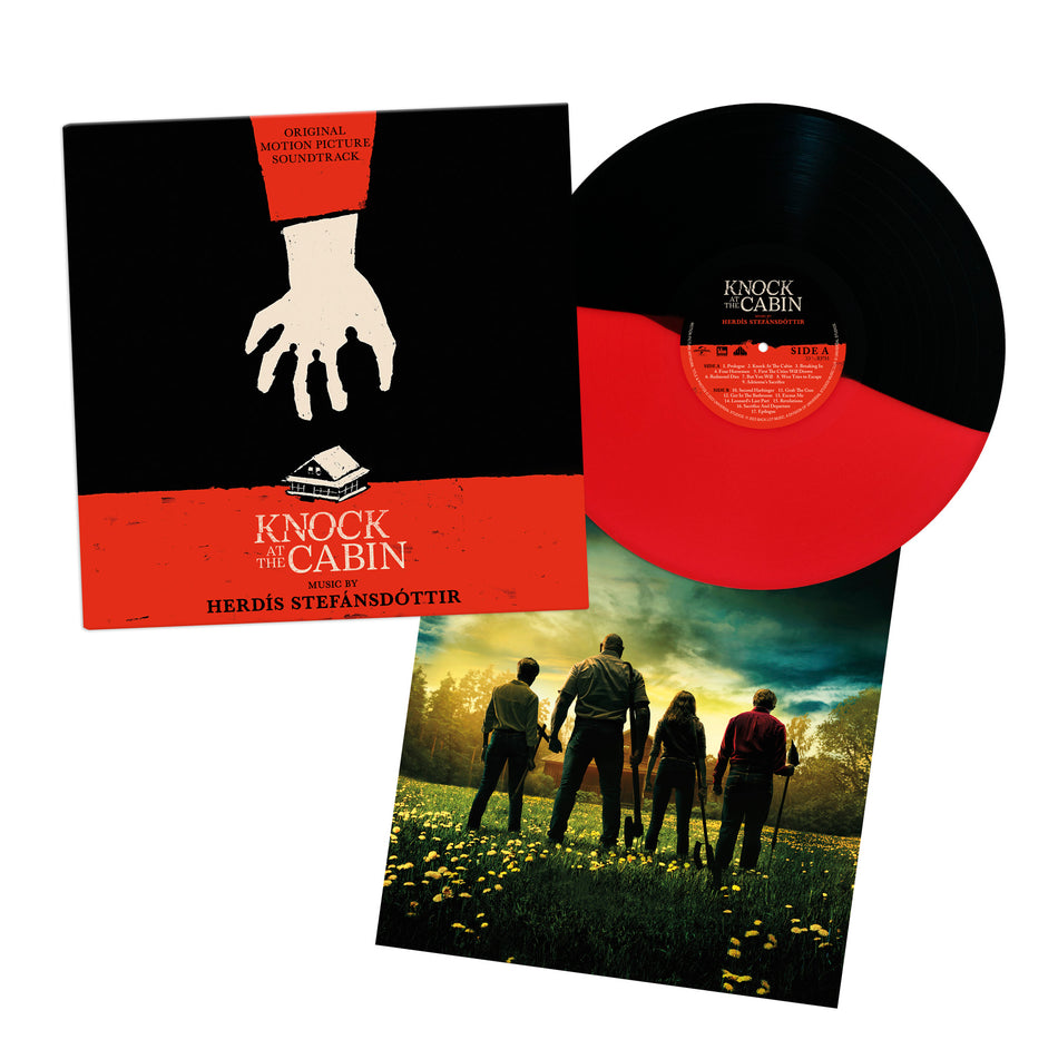 KNOCK AT THE CABIN/VINYLE COULEURS PARTAGEES NOIR ET ROUGE SANG 180GR - Front Cover