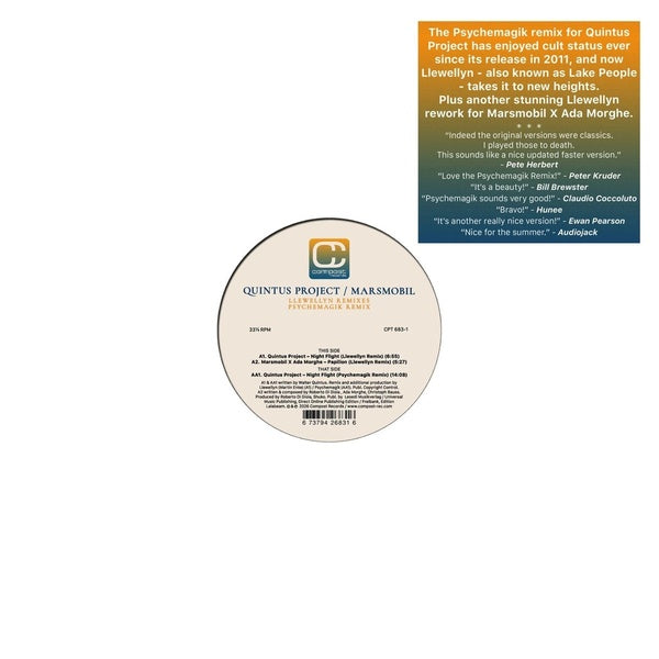 Llewellyn - Psychemagik Remixes - Vinyle - Front Cover