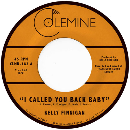 I Called You Back Baby - Vinyle Vert Translucide - Front Cover