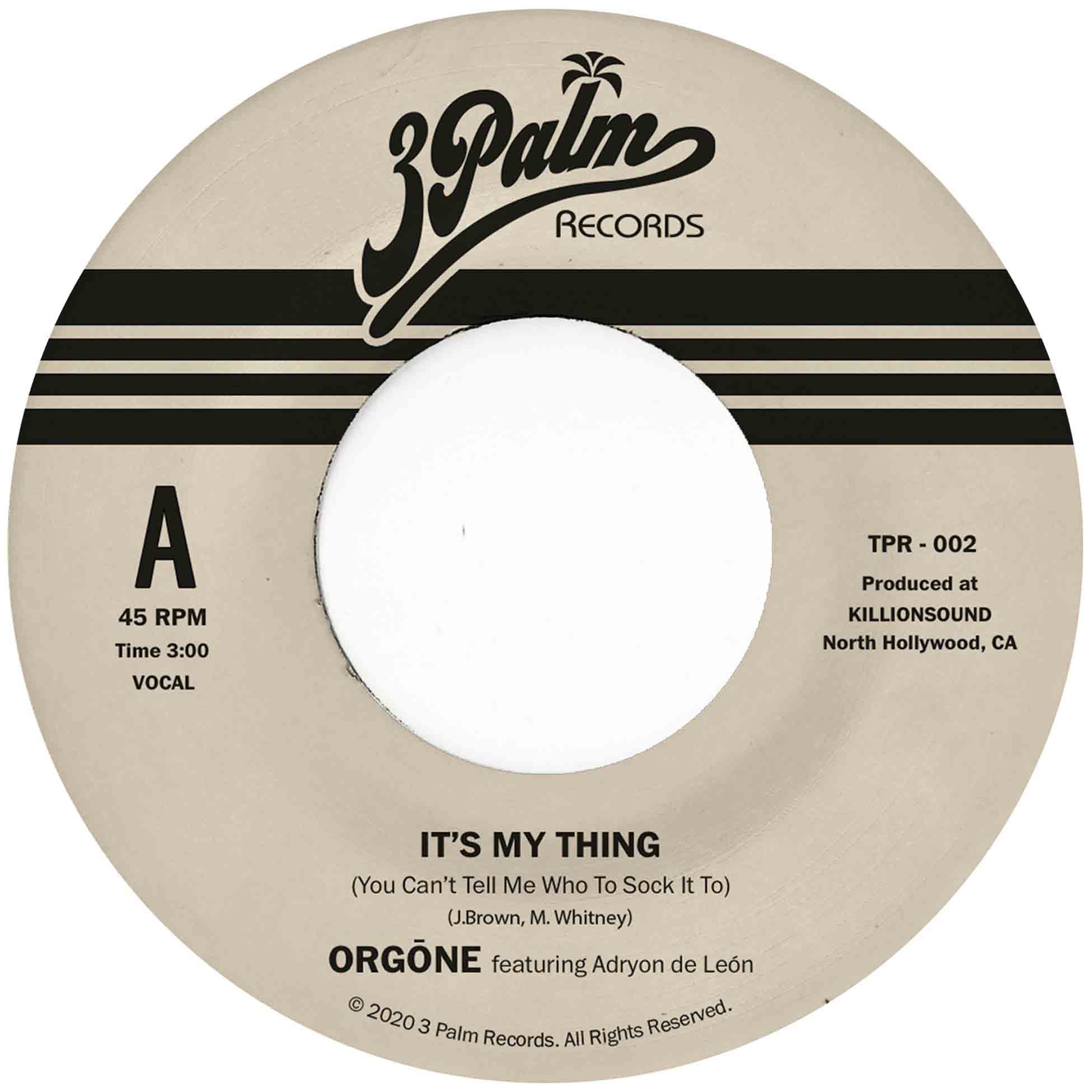 It'S My Thing (You Can'T Tell Me Who To Sock It To) - Front Cover