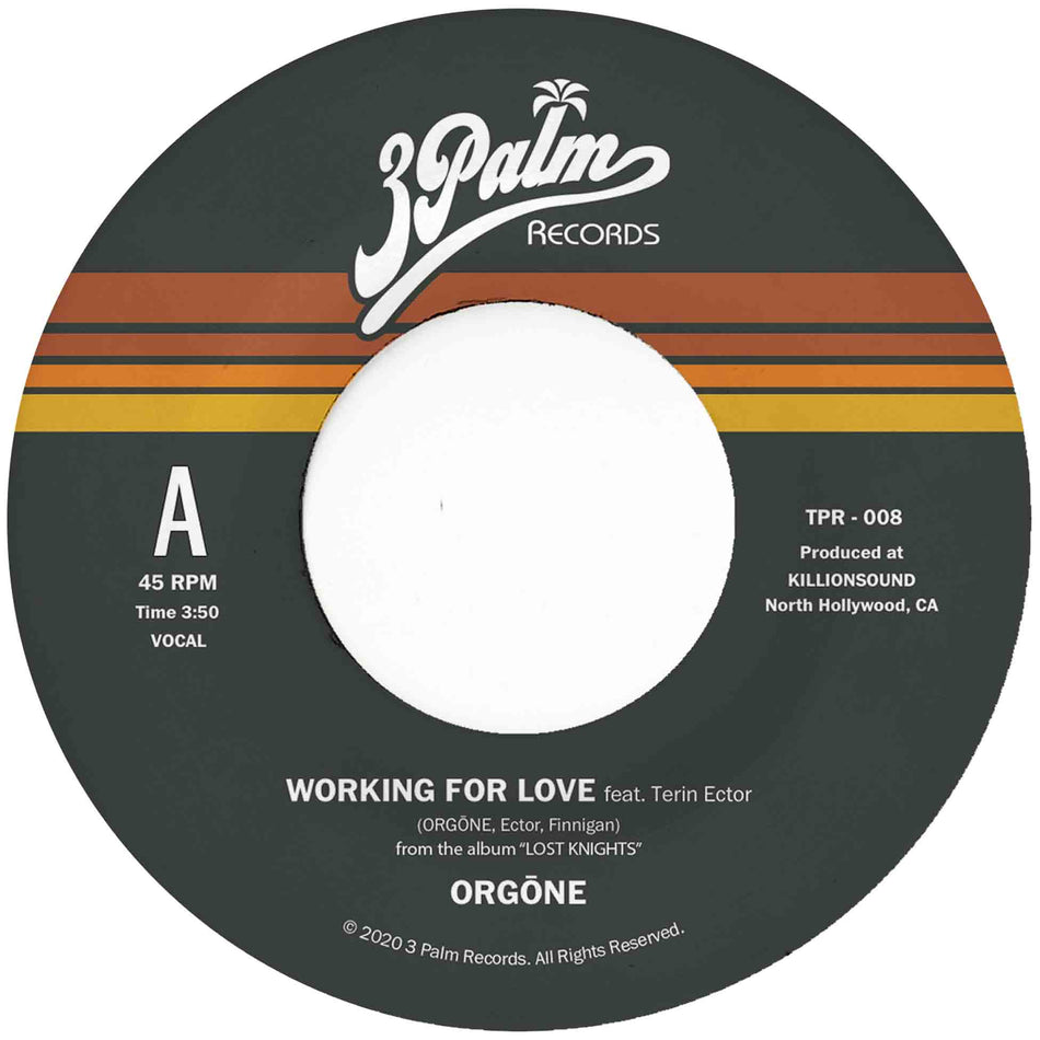 Working For Love / Dreamer - Front Cover
