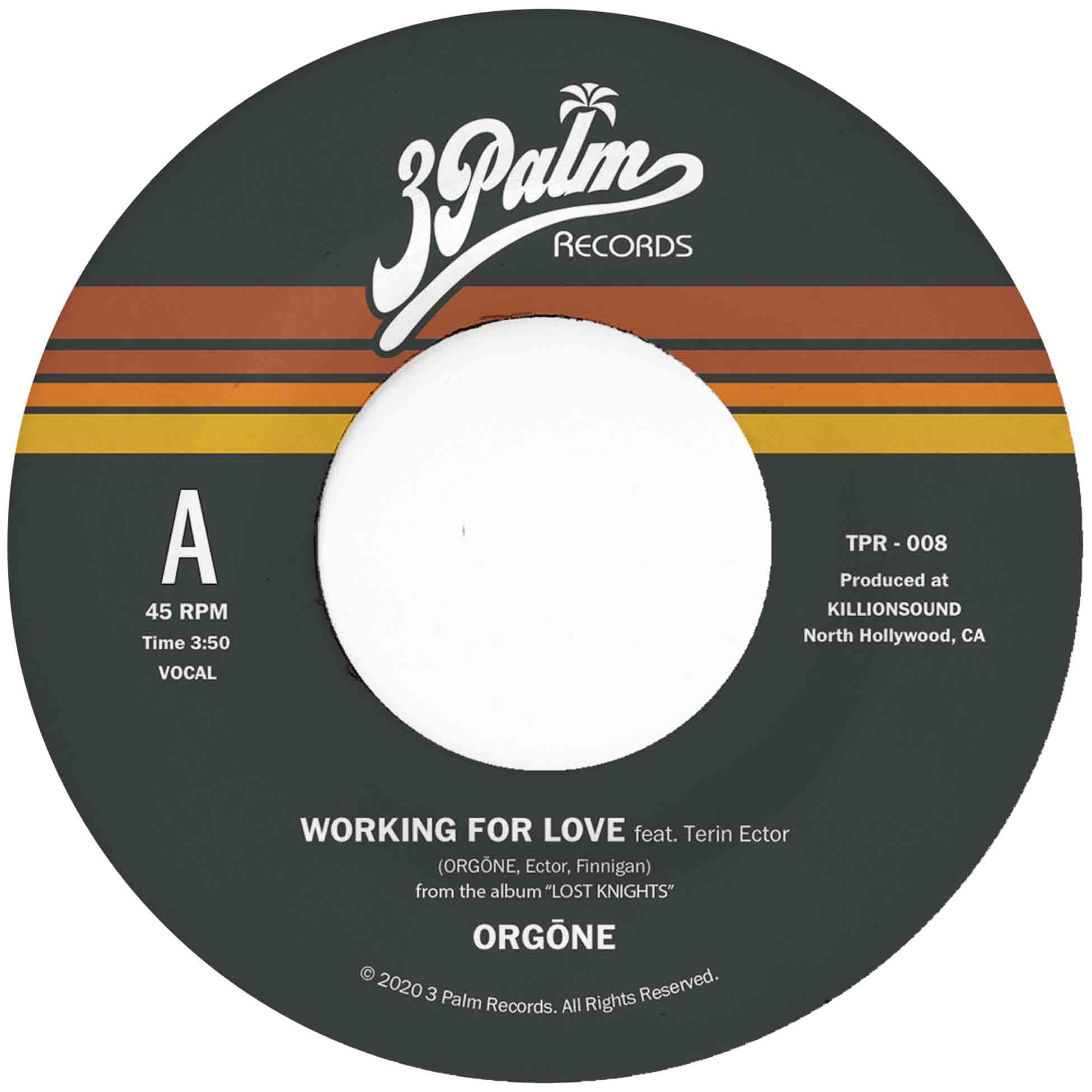 Working For Love / Dreamer - Front Cover