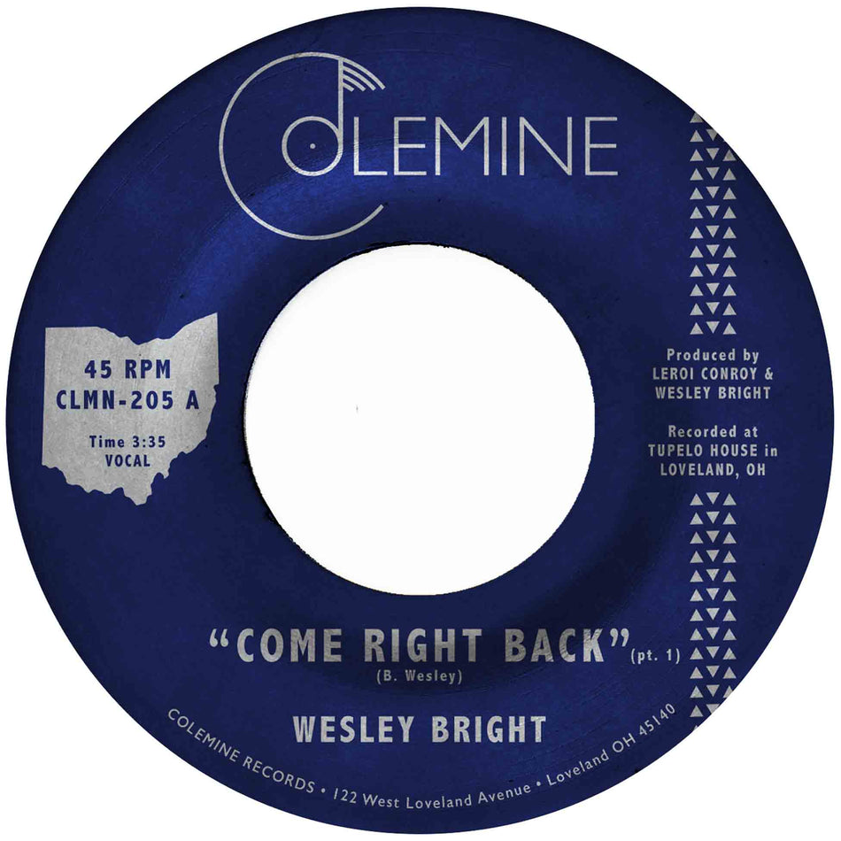 Come Right Back - Vinyle Rouge - Front Cover