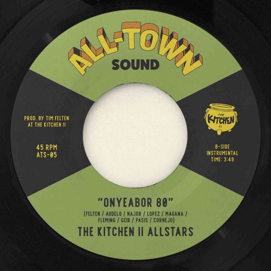 Bongo Grove + Onyeabor 80 - Vinyle Jaune - Front Cover