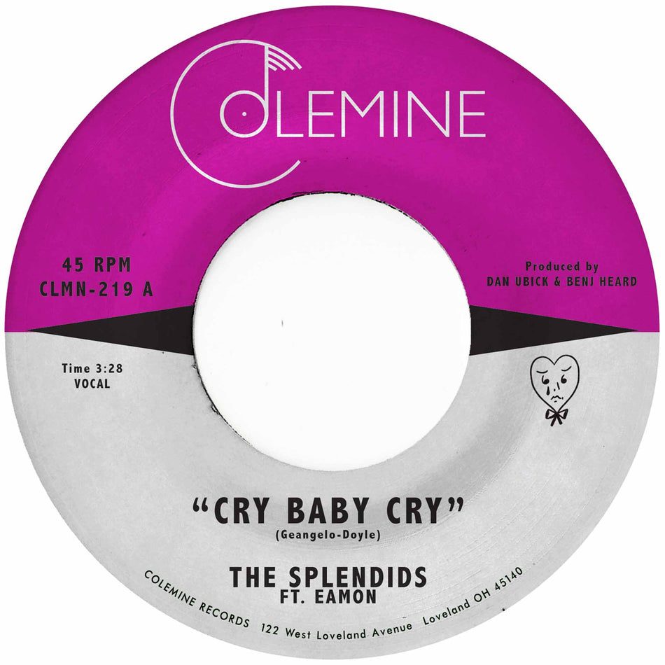 Cry Baby Cry + Blame My Heart - Front Cover