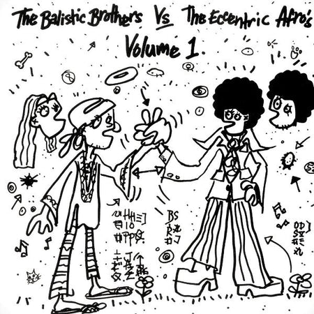 The Ballistic Brothers Vs. The Eccentric Afros - Volume 1 - Front Cover