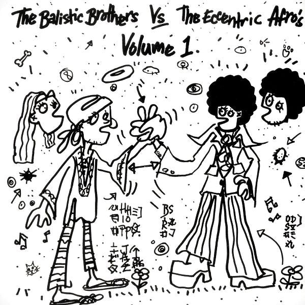 The Ballistic Brothers Vs. The Eccentric Afros - Volume 1 - Front Cover