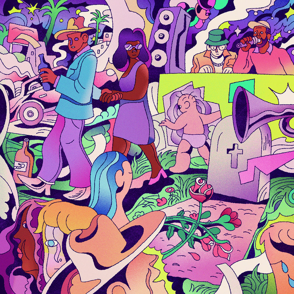 I Will Make a Baby in This Damn Economy/Limited DJ Screw Purple Colour Vinyl - Front Cover