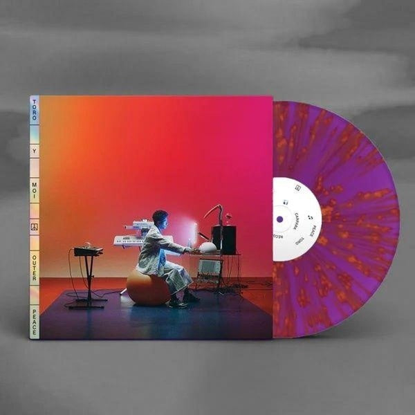 Outer Peace/Gatefold/Neon Violet & Tangerine Splatter Vinyl - Front Cover