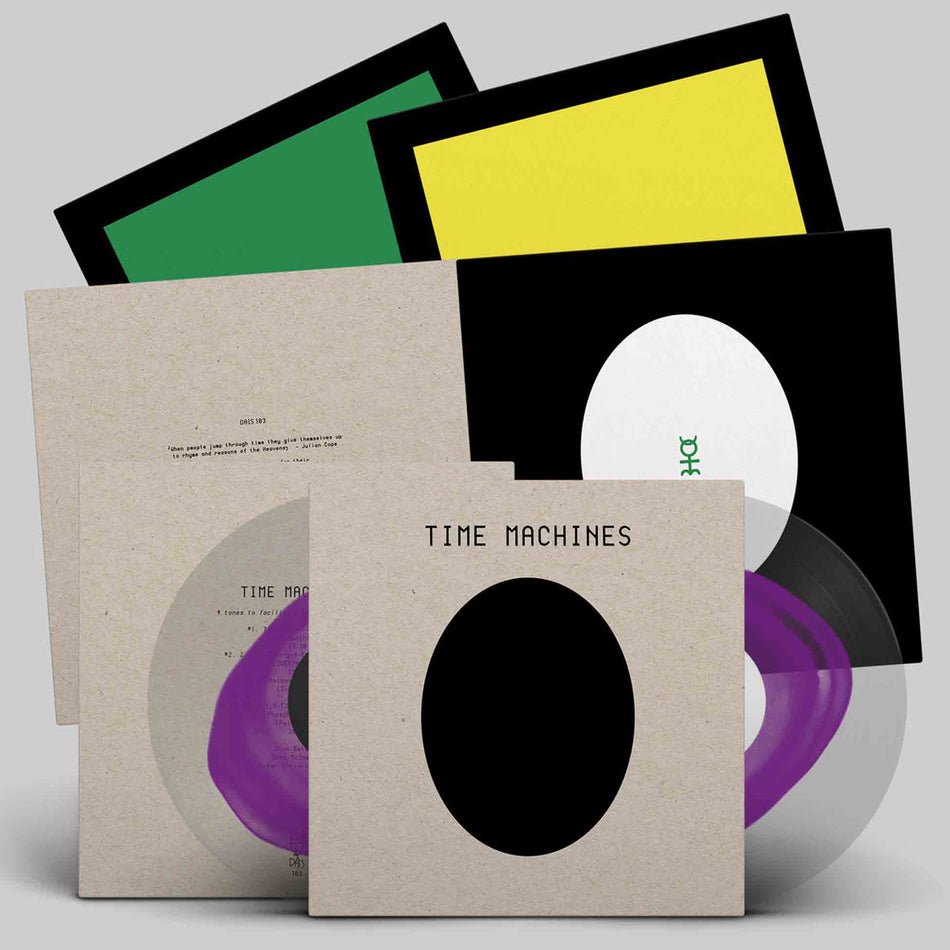 Time Machines - Vinyle Transparent & Violet - Front Cover