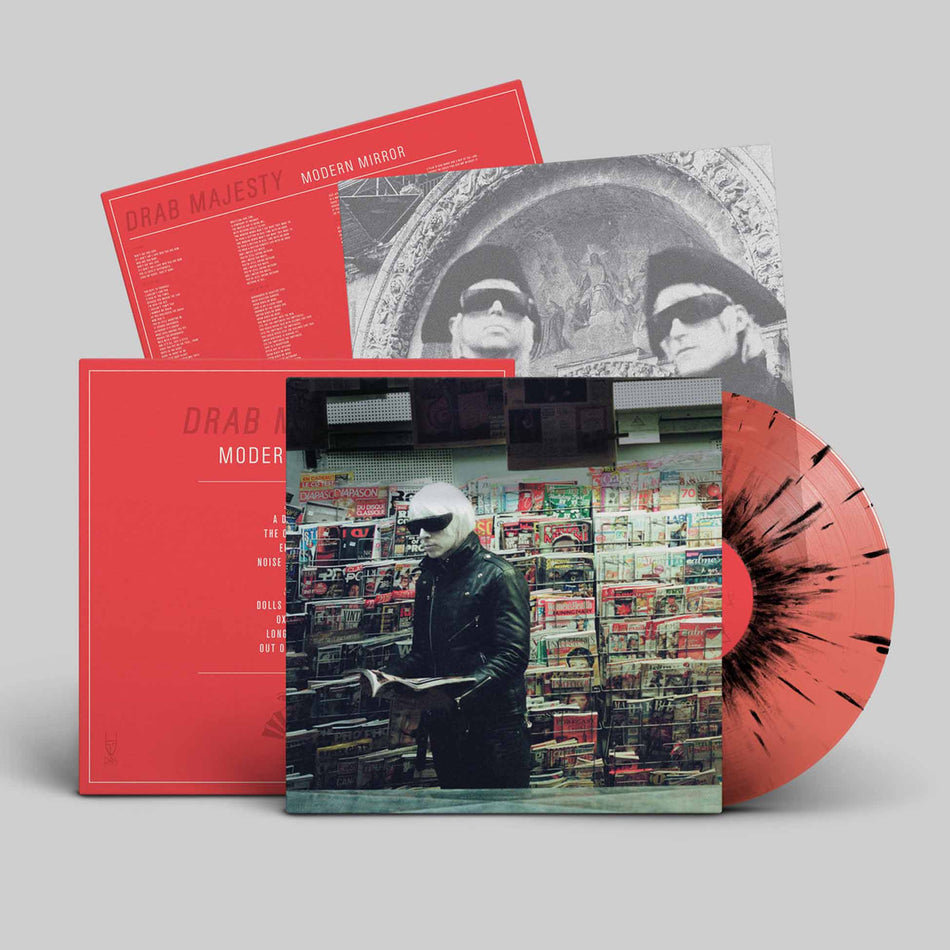 Modern Mirror - Vinyle Rouge Translucide Spatter Noir - Front Cover