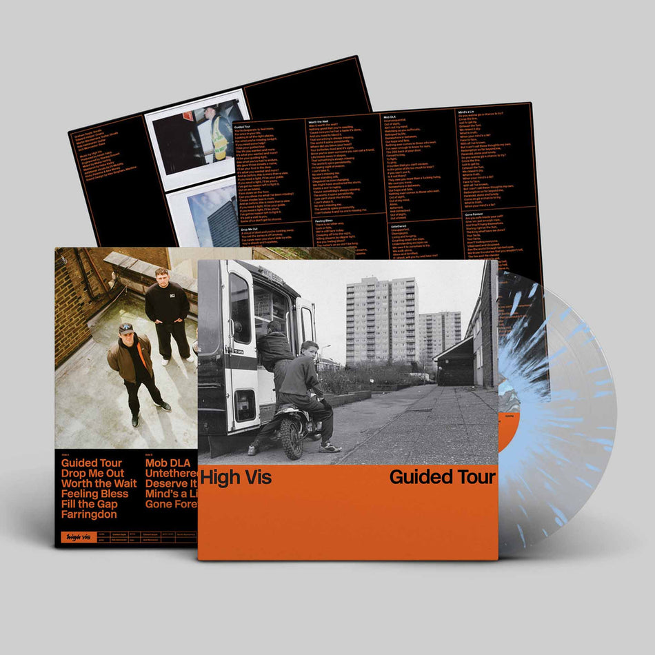 Guided Tour - Vinyle Transparent Splatter Bleu - Front Cover