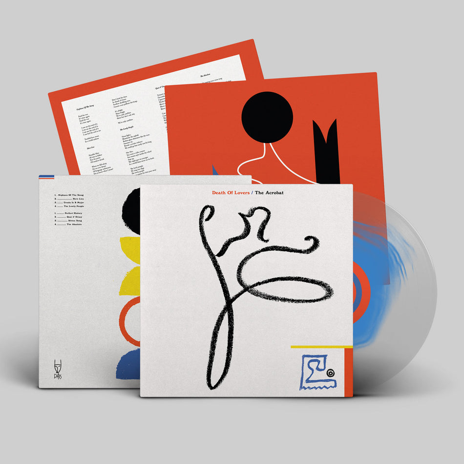 The Acrobat - Vinyle Transparent Coeur Bleu - Front Cover