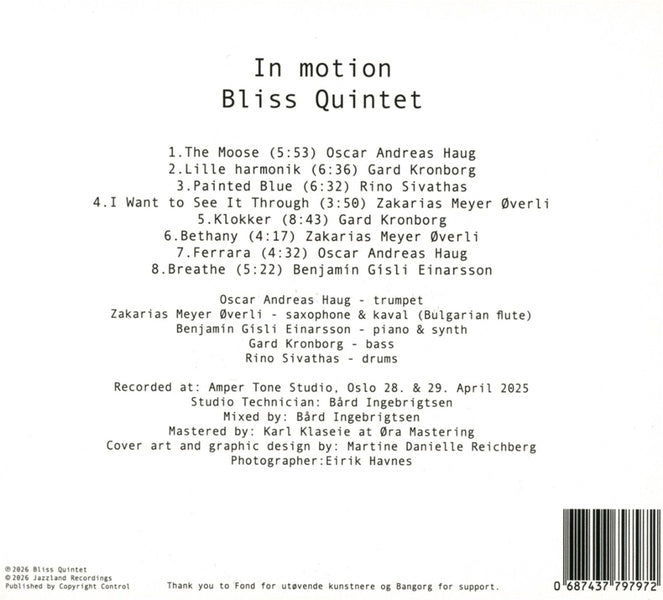 In Motion - Front Cover