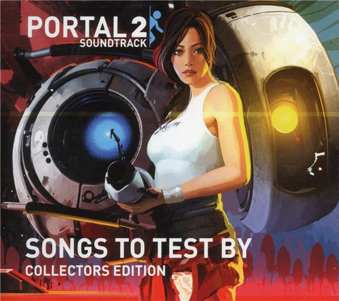 Portal 2 soundtrack songs to test by collectors edition - Front Cover