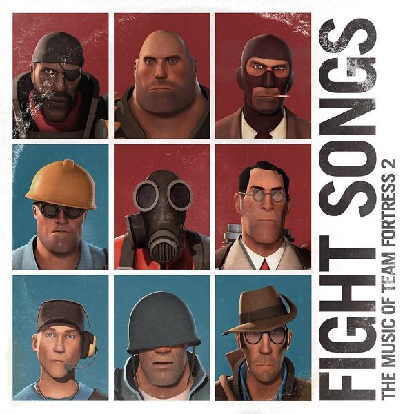 Fight Songs: The Music Of Team Fortress 2 - Vinyle Bleu Et Rouge - Front Cover