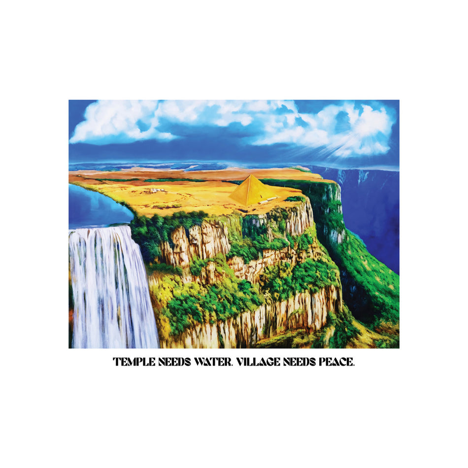 Temple Needs Water Village Needs Peace - Front Cover