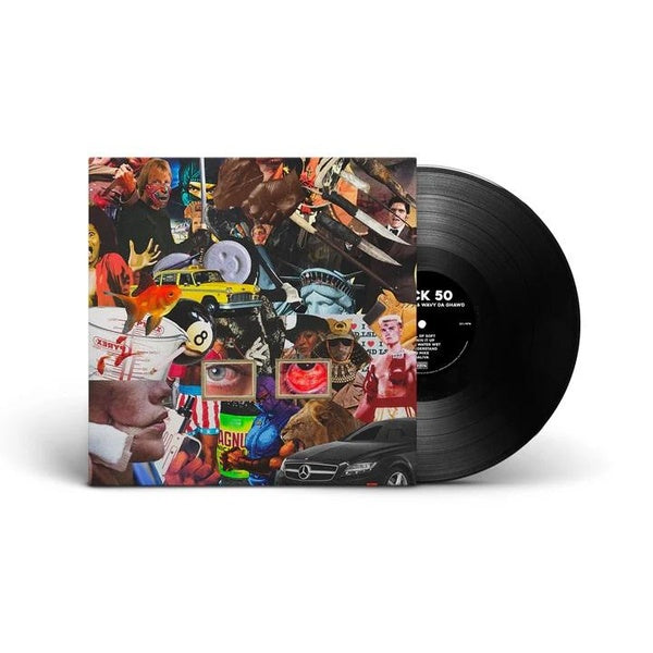 Buck 50/Print on Single Sided Black Vinyl With Screen Print on B-Side - Front Cover