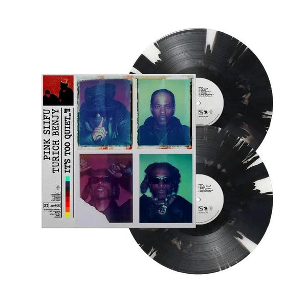 It's Too Quiet/Clear & Black Splatter Vinyl/Ink & Paint - Front Cover