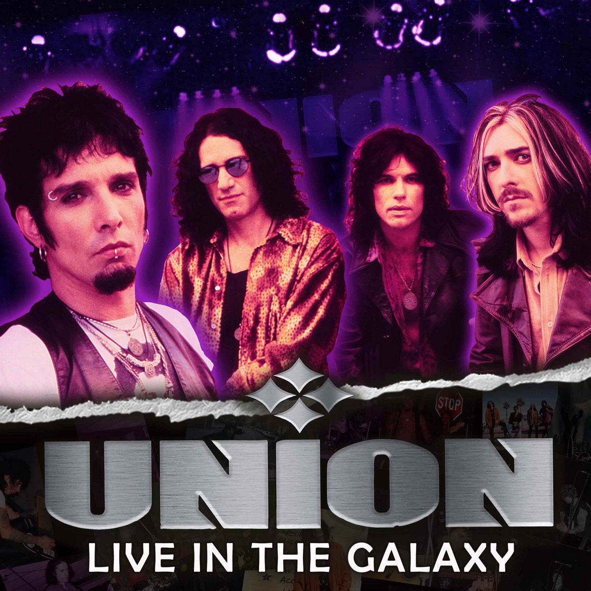 Live In The Galaxy/Cloudy Purple Vinyl - Front Cover