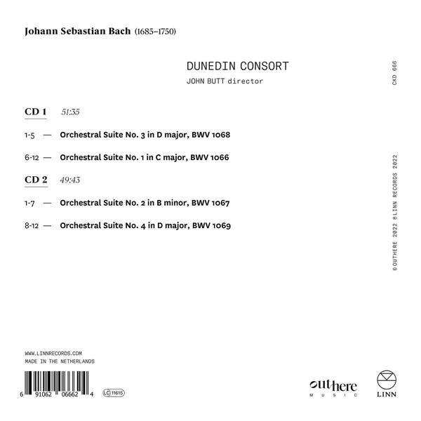Suites orchestrales BMW 1066-1069 - Front Cover