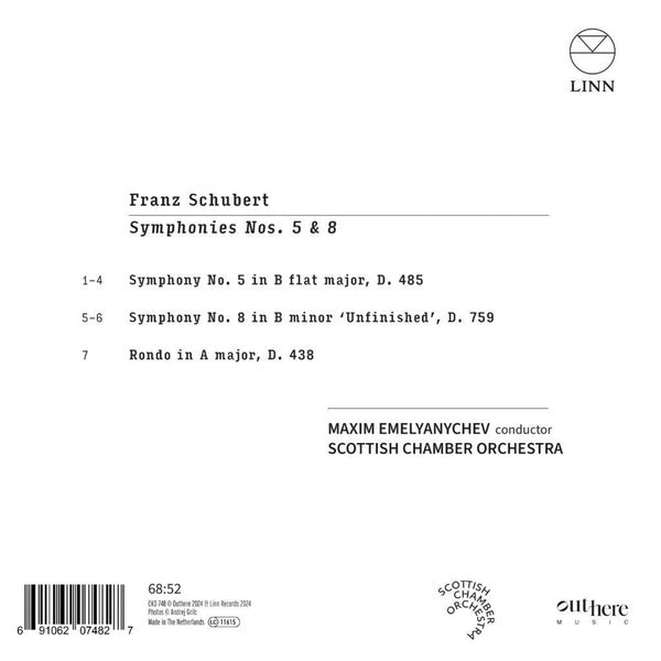 Symphonies 5 & 8 - Front Cover