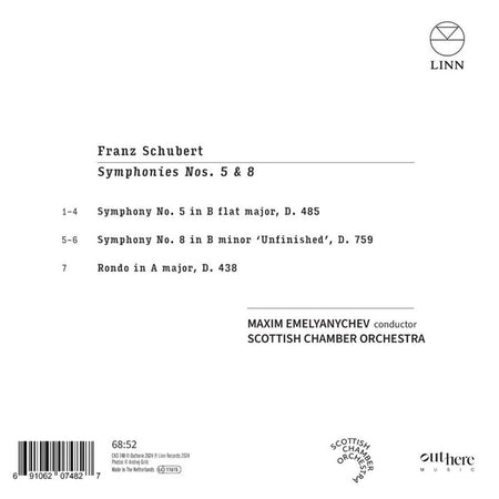 Symphonies 5 & 8 - Front Cover