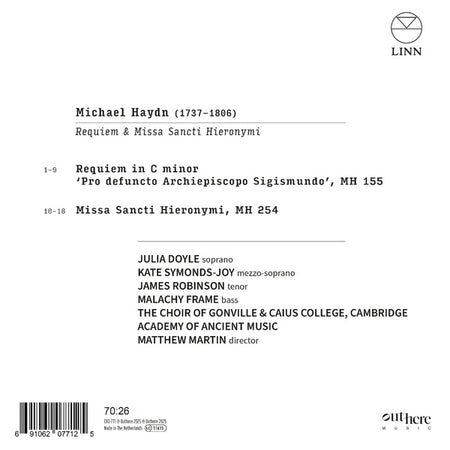 Requiem Pro defuncto Archiepiscopo Sigismundo & Missa Sancti Hieronymi - Front Cover