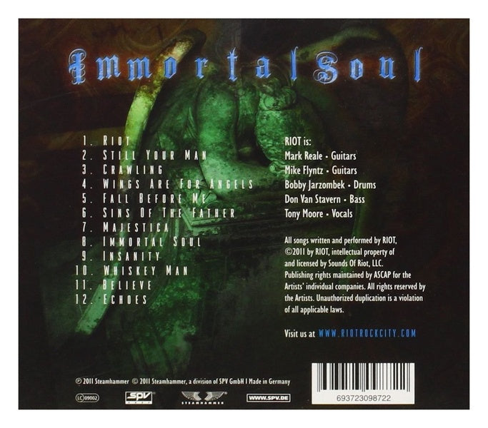 Immortal Soul - Front Cover