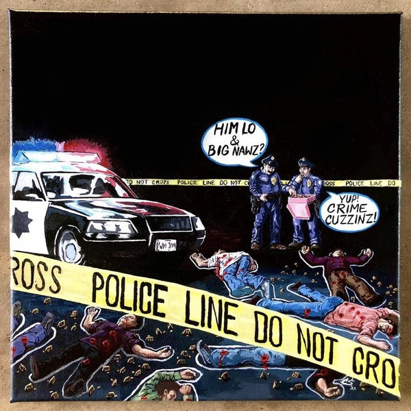 Presents Crime Cuzzinz: Yellow Tape N Shell Casez - Front Cover