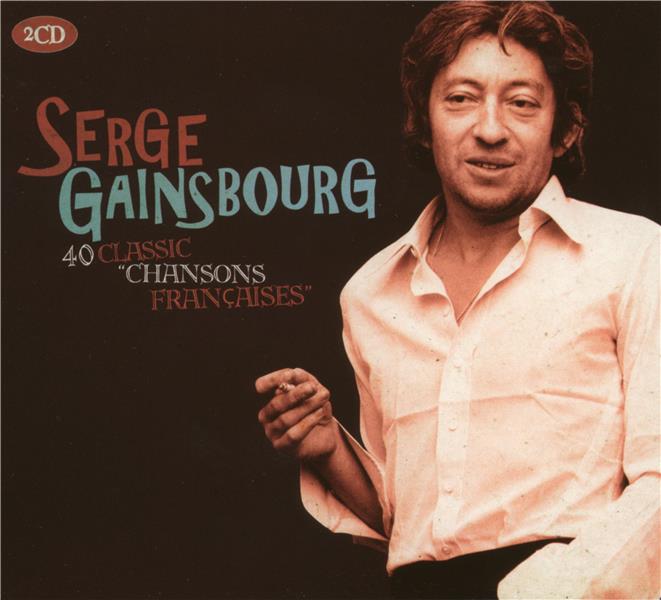 Serge Gainsbourg, 40 classic "chansons françaises" - Front Cover