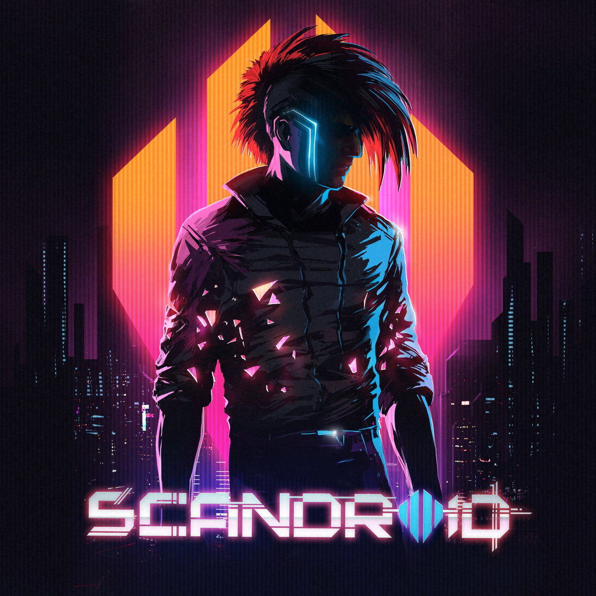 SCANDROID/EDITION DEFINITIVE/VINYLE ORANGE ROISE ET CYAN/POCHETTE GATEFOLD - Front Cover