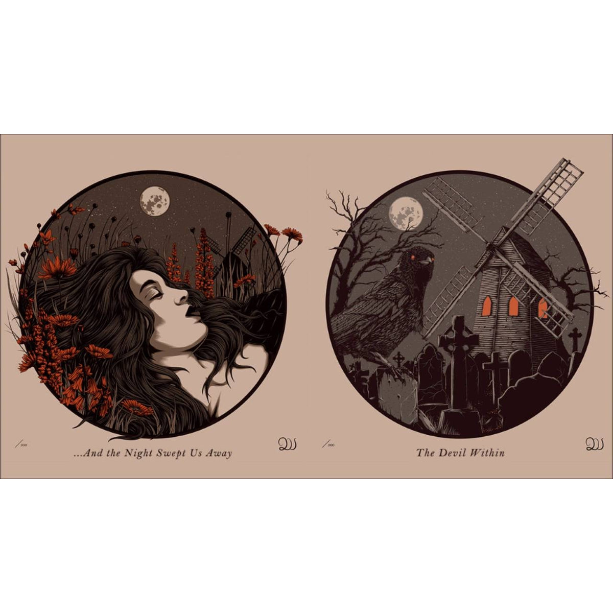 And The Night Swept Us Away / The Devil Within - Front Cover