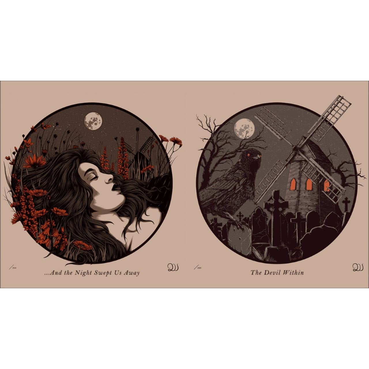 And The Night Swept Us Away / The Devil Within - Front Cover