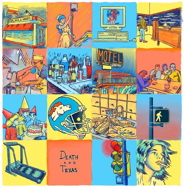 Death And Texas - Front Cover