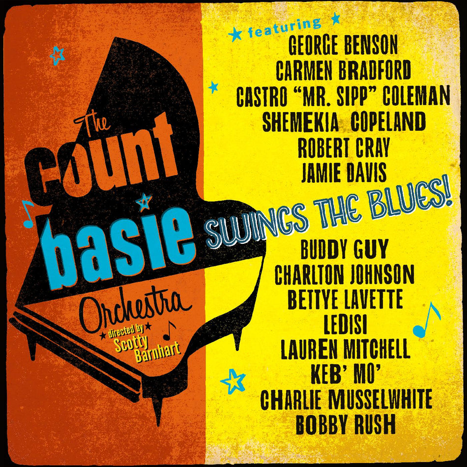 BASIE SWINGS THE BLUES/VINYLE BLEU OPAQUE - Front Cover