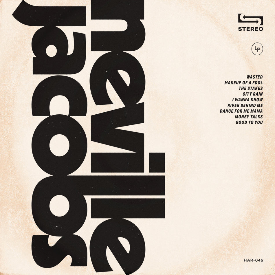NEVILLE JACOBS - Front Cover