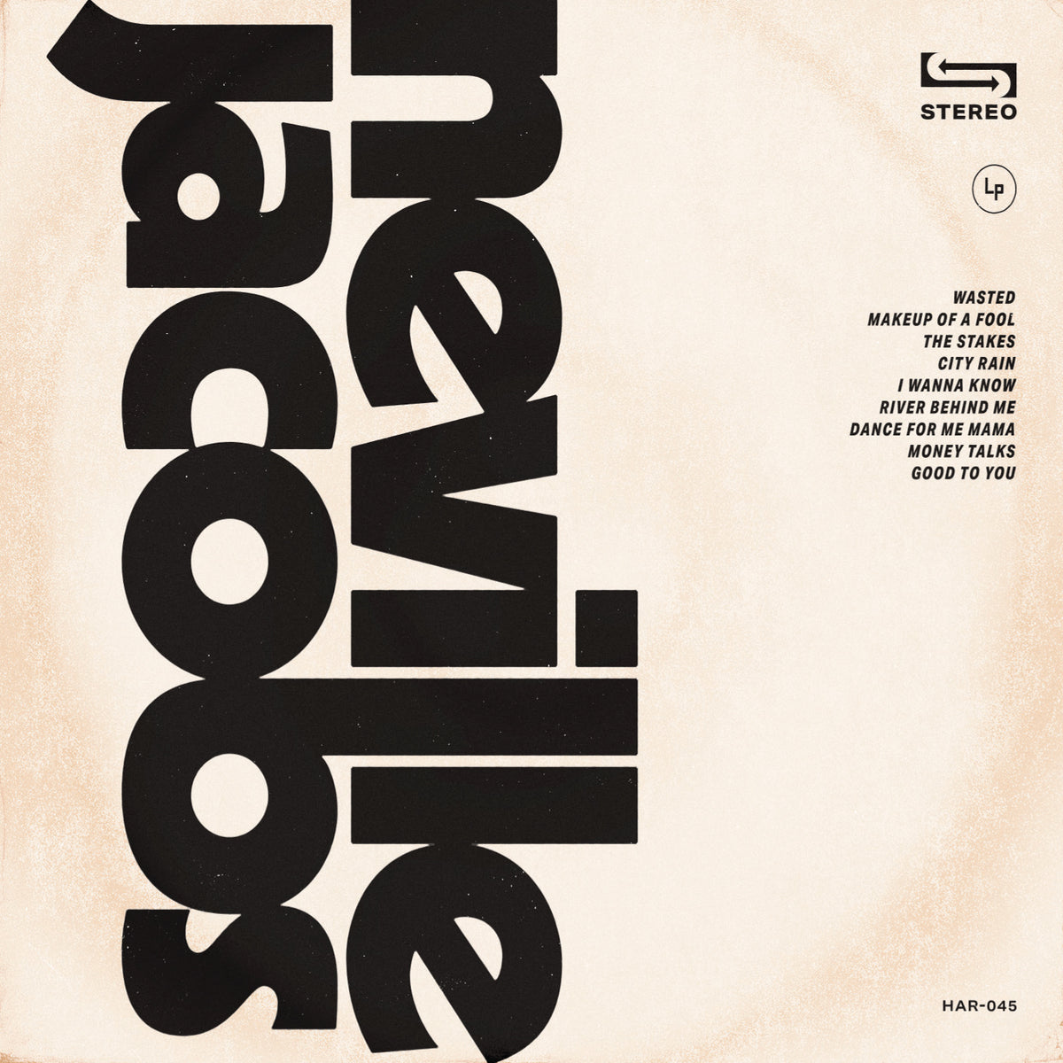 NEVILLE JACOBS - Front Cover