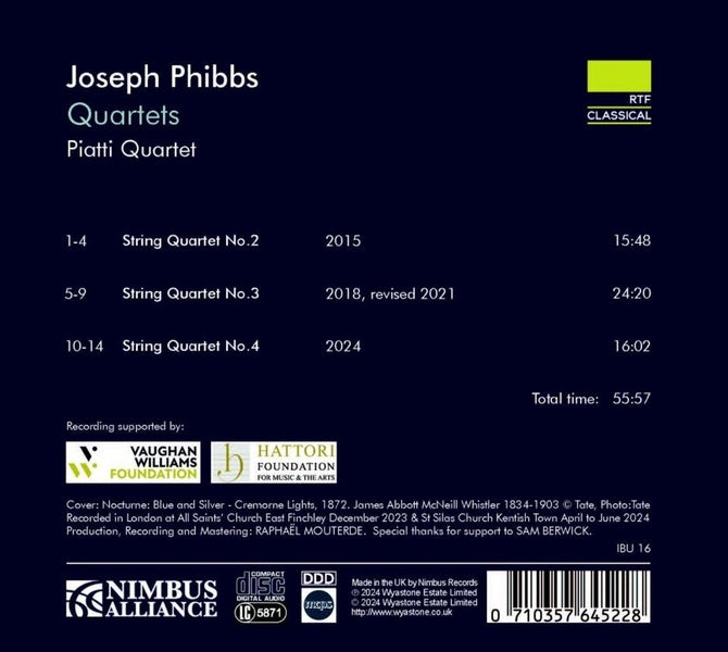 Quatuors - Front Cover