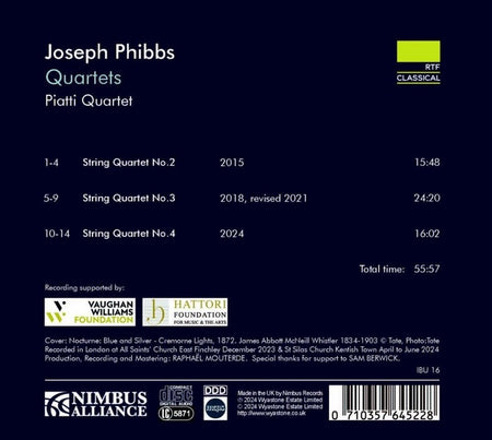 Quatuors - Front Cover