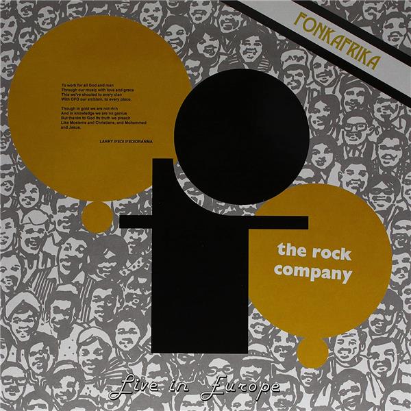 Live In Europe/Fonk Afrika - Front Cover