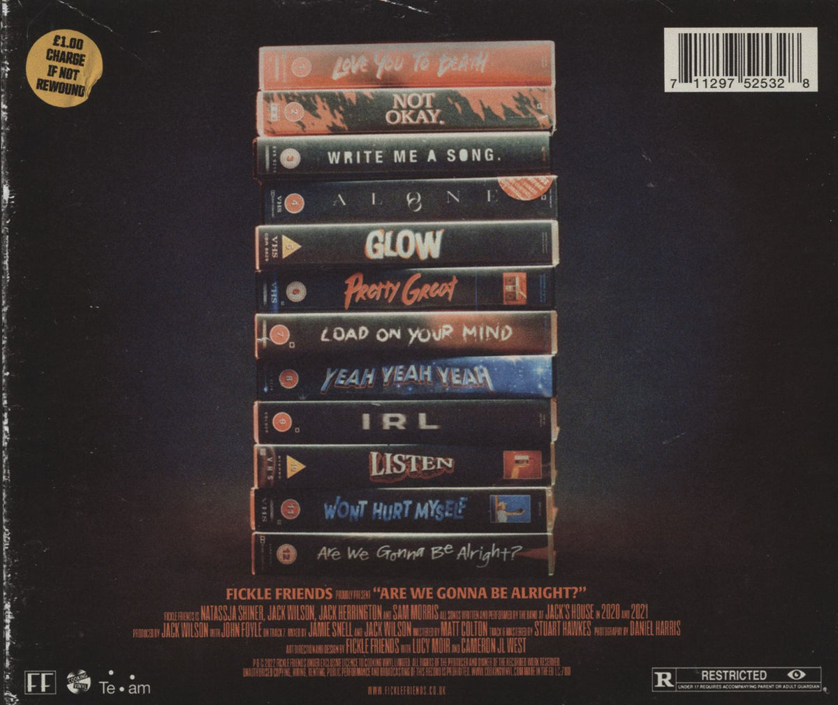 ARE WE GONNA BE ALRIGHT ? - Back Cover