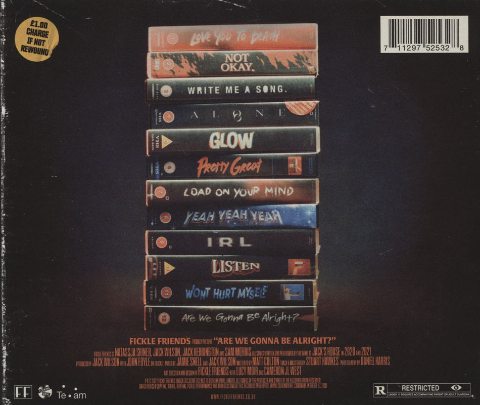 ARE WE GONNA BE ALRIGHT ? - Back Cover