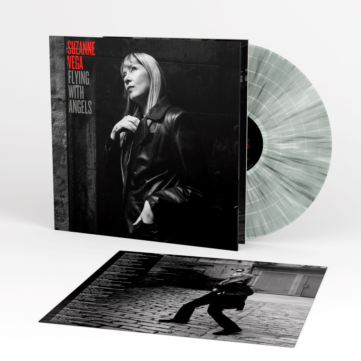 FLYING WITH ANGELS - VINYLE GRIS FUMÉ - Front Cover