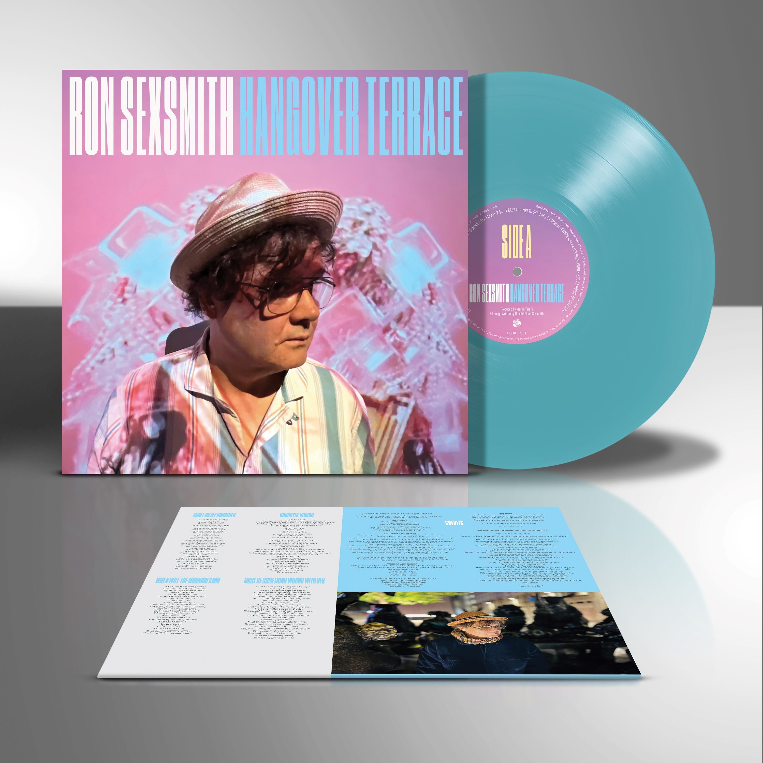 HANGOVER TERRACE - ÉDITION LIMITÉE - VINYLE TURQUOISE - Front Cover